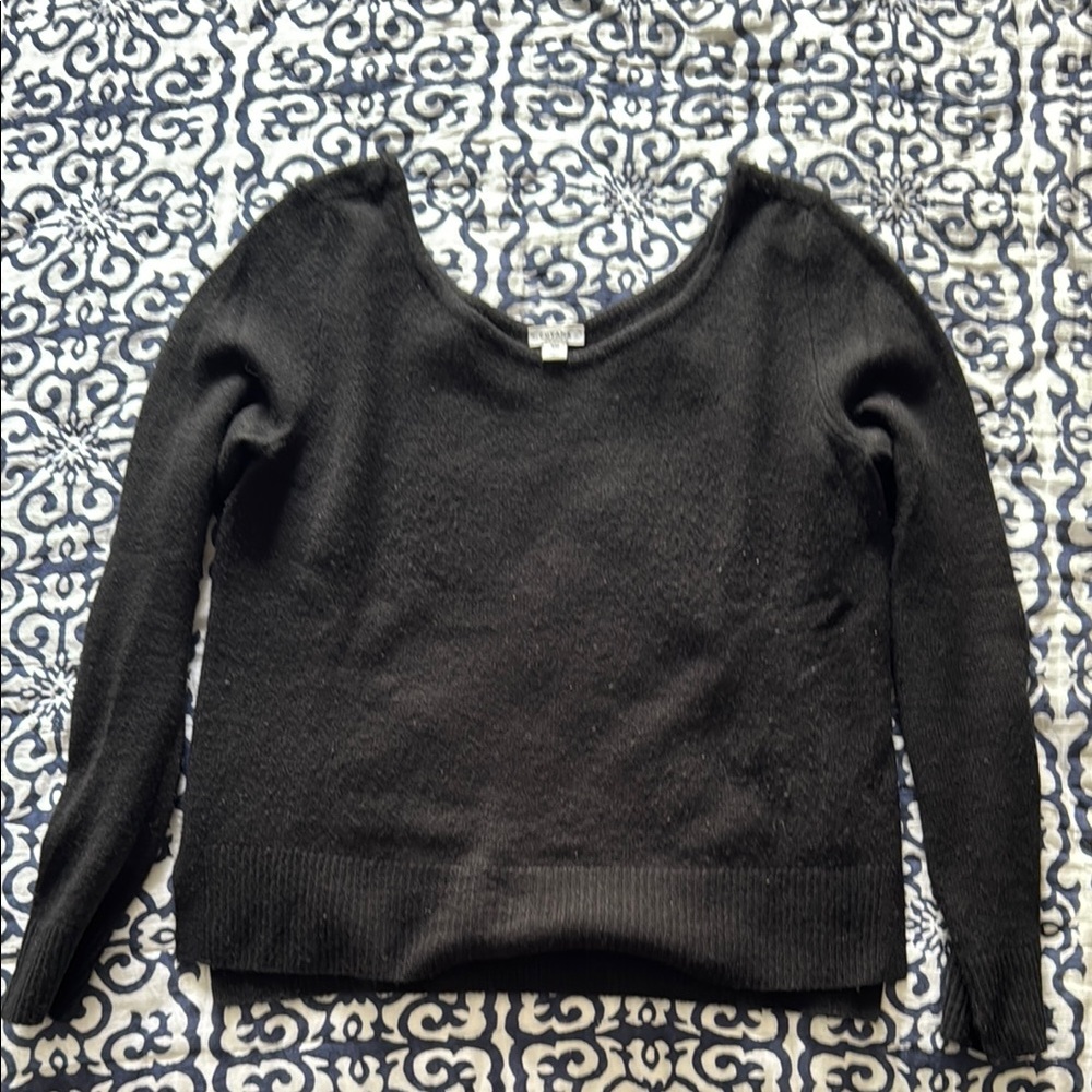 Cuyana Single-Origin Cashmere Scoop Neck Sweater -Small